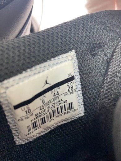商品画像：AIR JORDAN 1 RE HI DOUBLE STRP/エアジョーダンダブル/ブラック/28cm/BLK 7