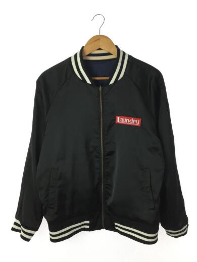 画像：LAUNDRYスカジャン/M/ポリエステル/NVY/293-210013