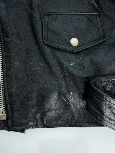 商品画像：ダブルライダースジャケット/L/レザー/BLK 5