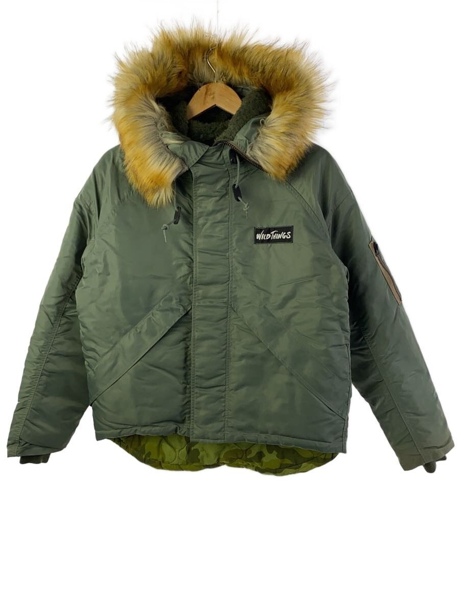 WILDTHINGS / フライトジャケット/S/ナイロン/KHK