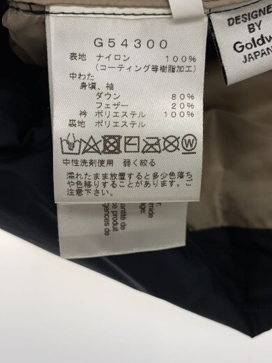 商品画像：ダウンジャケット/3/ナイロン/BLK/無地/G54300 4
