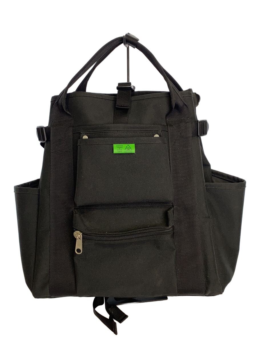 PORTER / リュック/コットン/BLK/無地/782-08691