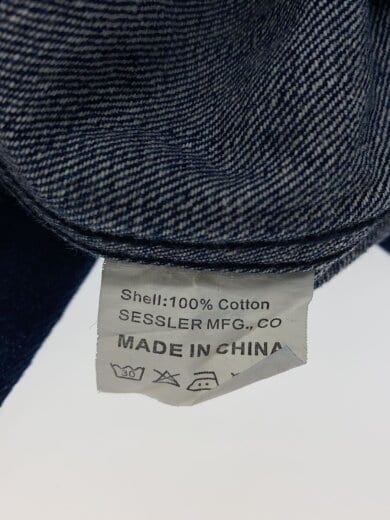 商品画像：ジャケット/--/コットン/BLU/無地 4