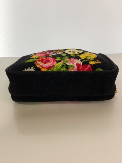 商品画像：ショルダーバッグ/--/BLK/花柄 4