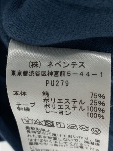 商品画像：パーカー/L/コットン/BLU/PU279 4