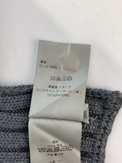 商品画像：マフラー/ウール/GRY/無地/メンズ/38SD5095780 4