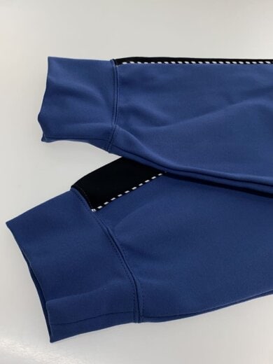 商品画像：ジップパーカー/L/レーヨン/BLU/無地/61P93-330-23 6