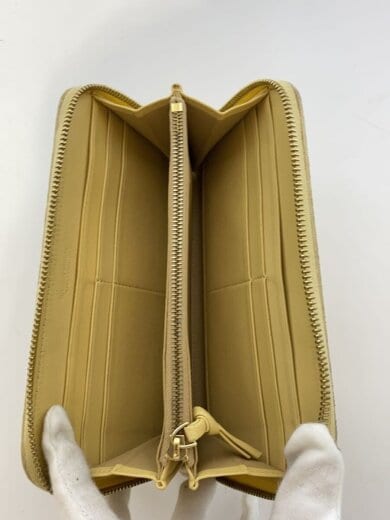 商品画像：長財布/レザー/BEG/無地/レディース 4