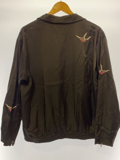 商品画像：スカジャン/1/レーヨン/BLK/無地/FTB-17AW-02 8