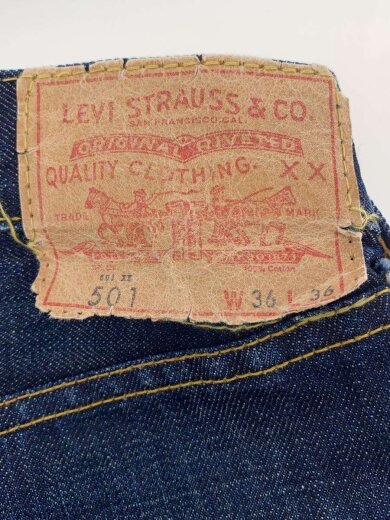 商品画像：ストレートパンツ/36/デニム/IDG/501XX/ダブルネーム/66年復刻/濃紺 4