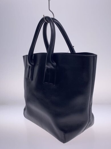 商品画像：トートバッグ/レザー/BLK/無地 2