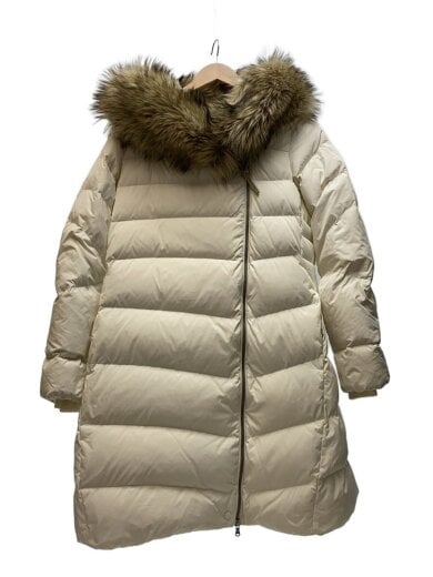 商品画像：ロングダウンジャケット/M/ポリエステル/WHT/211571683001 1