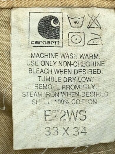 商品画像：ペインターパンツ/33/コットン/CML/E72WS/L34 5