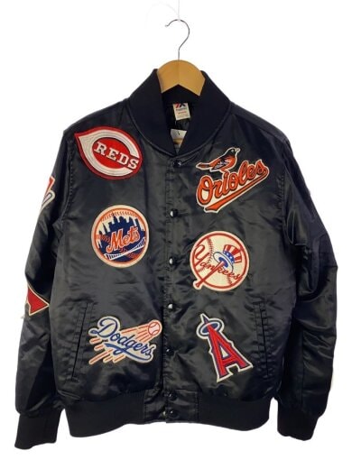 商品画像：スタジャン/M/ポリエステル/BLK/総柄 1