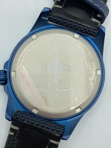 商品画像：ソーラー腕時計/アナログ/NVY/IDG/Blue Impulse/ブルーインパルス 3