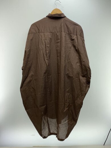 商品画像：シャツワンピース/--/コットン/BRW 2