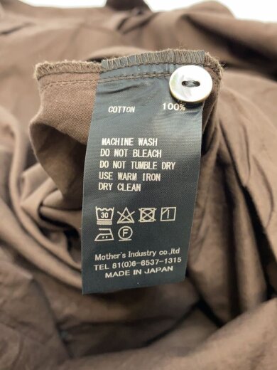 商品画像：シャツワンピース/--/コットン/BRW 5