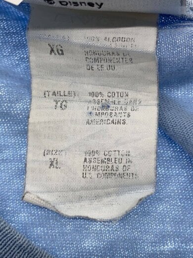 商品画像：Tシャツ/XL/コットン/BLU// 4