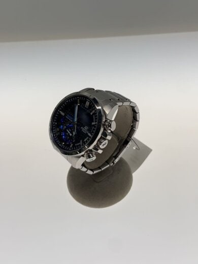 商品画像：ソーラー腕時計・EDIFICE/デジアナ/ステンレス/SLV/SLV/SS// 2