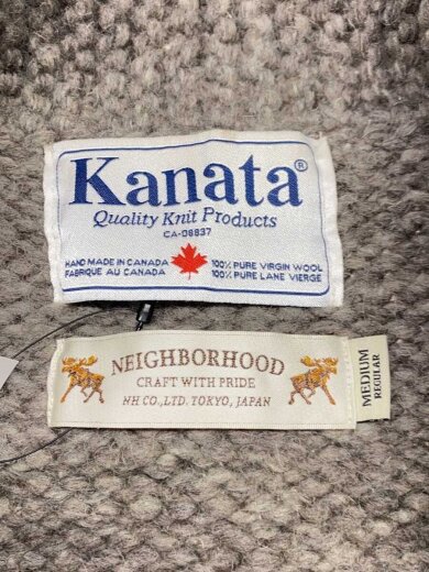 画像：NEIGHBORHOOD × KANATAニットベスト(厚手)/M/ウール//3