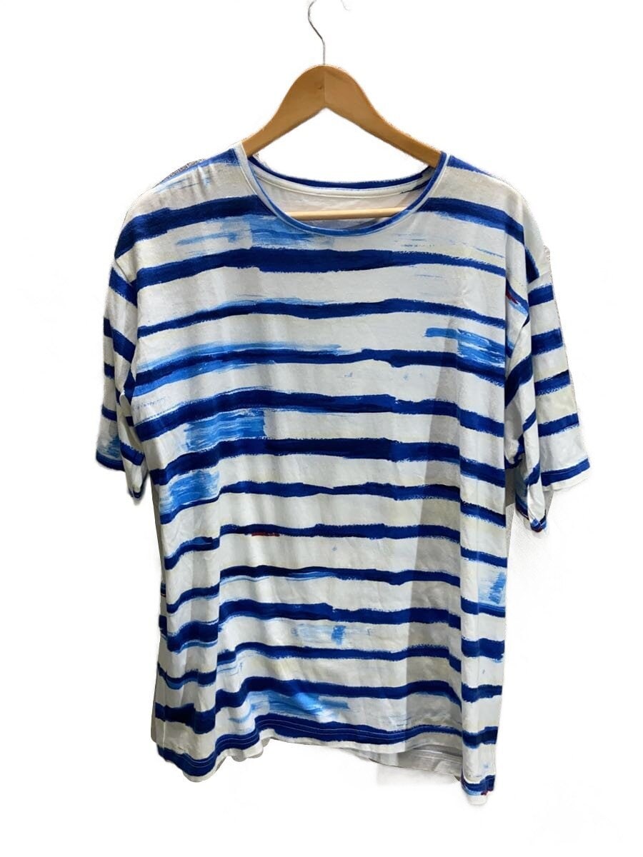 Porter Classic / Tシャツ/L/コットン/BLU/ボーダー