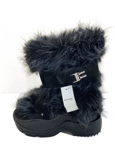 商品画像：ショートブーツ/M/BLK/スウェード 1