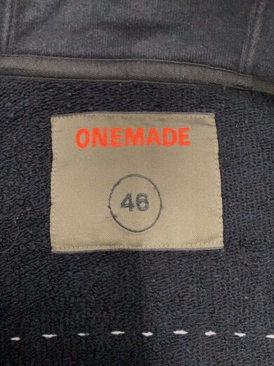 商品画像：ジップパーカー/46/コットン/BLK 3