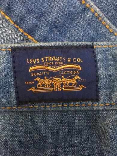 画像：Levi’sベルボトム/--/コットン/IDG/25152-6415/USA製/オレンジタブ裾上げ・着用感有4