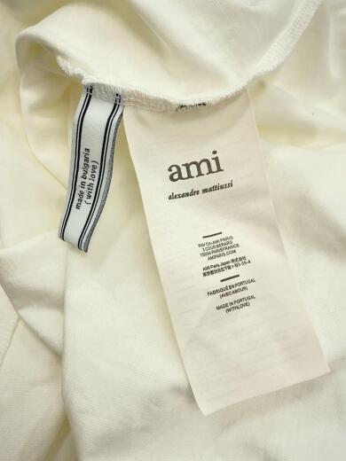画像：ami alexandre mattiussiTシャツ/L/コットン/WHT/A20HK009.006//4