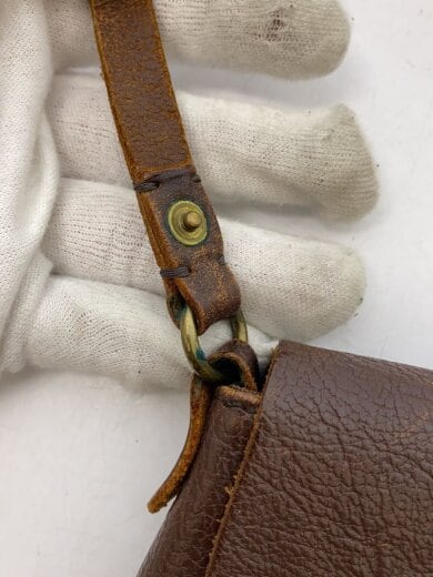 画像：IL BISONTEショルダーバッグ/レザー/BRW/無地8