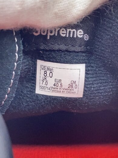 商品画像：24SS/Sid S/Fuck Em!/ローカットスニーカー/26cm/BLK/スウェード/VN000MQ8CJK 5