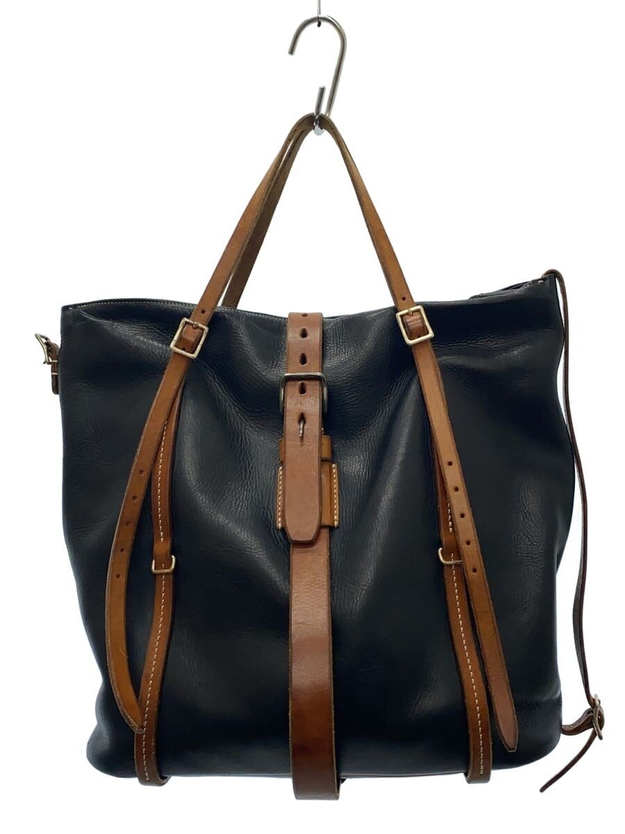 RED MOON / ×ミュゼドゥドラゴ/レザートート/トートバッグ/レザー/BLK/無地