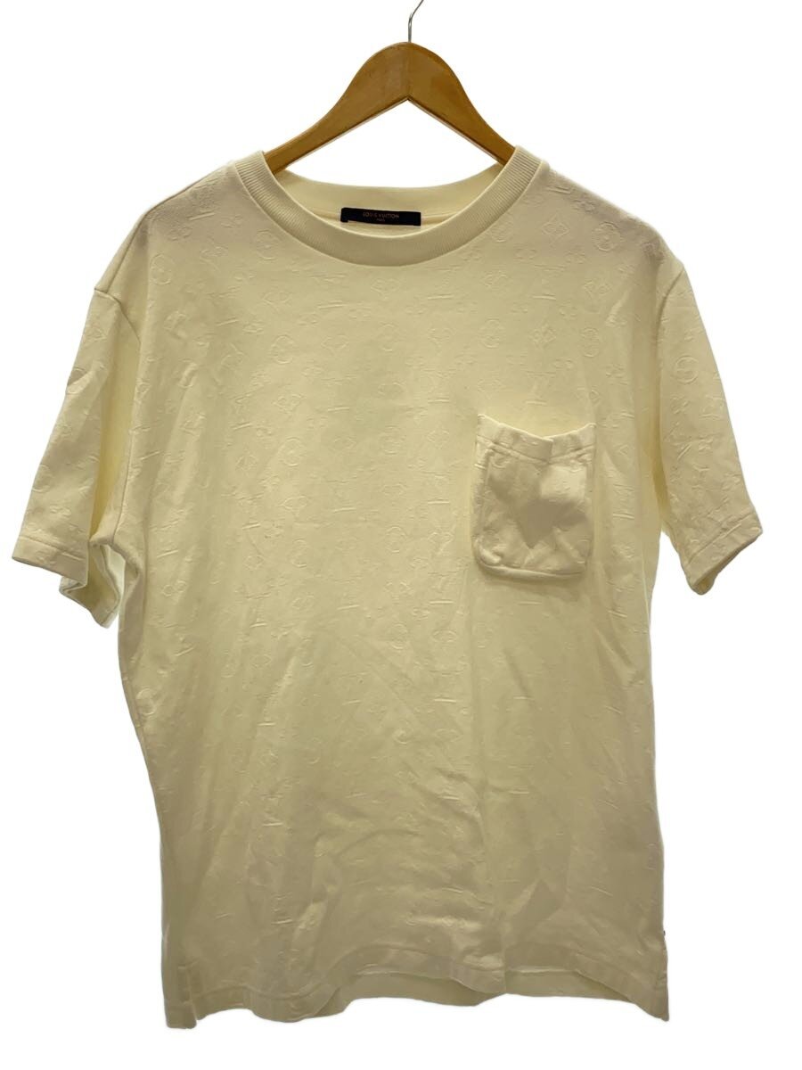 LOUIS VUITTON / Tシャツ/L/コットン/WHT/RM222Q TCL HIY49W