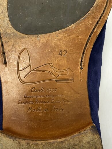 商品画像：CARLI/ローファー/42/NVY/スウェード/コインローファー 5