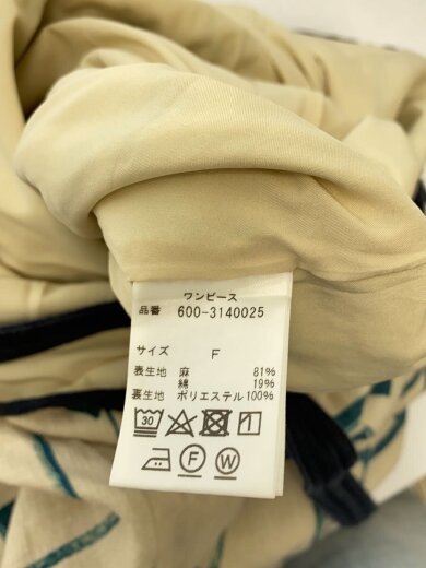 商品画像：ノースリーブワンピース/FREE/リネン/BEG/600-3140025 4