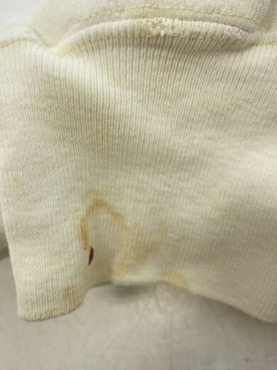 商品画像：90s/REVERSE WEAVE/刺繍タグ/スウェット/M/コットン/WHT/シミ有 7
