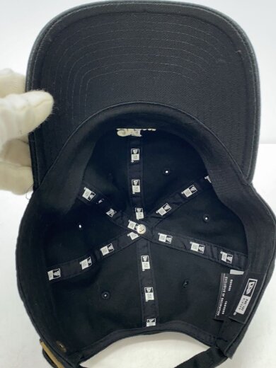 商品画像：New Era/刺繍/キャップ/FREE/コットン/BLK/メンズ 4