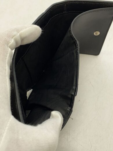 商品画像：3つ折り財布/レザー/BLK/無地/メンズ/SA3UI0017 6