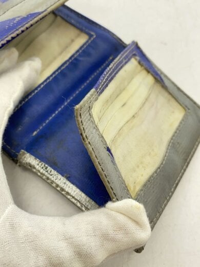 商品画像：2つ折り財布/PVC/GRY/総柄/メンズ 7