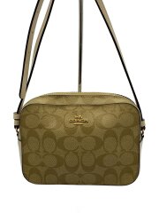 ミニ・カメラバッグ_シグネチャー_ホワイトレザー/PVC/BEG/総柄