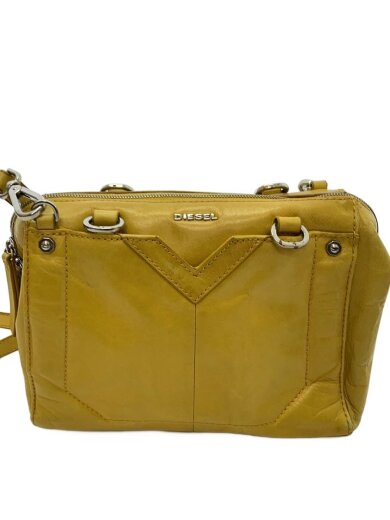 商品画像：ハンドバッグ/レザー/YLW 1