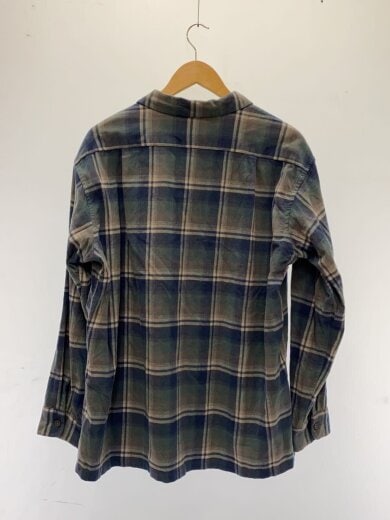 商品画像：長袖シャツ/L/コットン/BLU/チェック/5475-1000 2