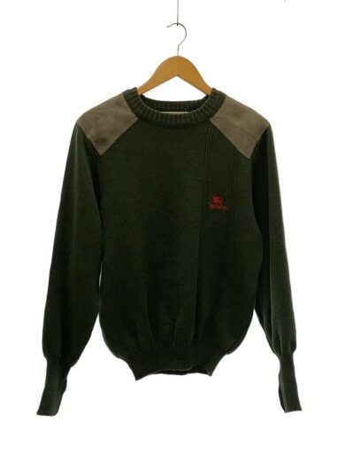 商品画像：90s/イギリス製/ニット・セーター(厚手)/38/ウール/KHK 1