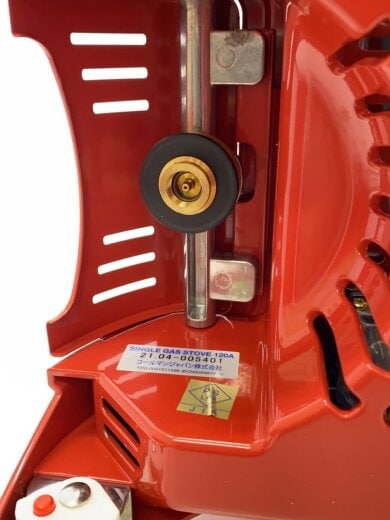商品画像：single gas stove 120a/カセットコンロ/RED/ 5