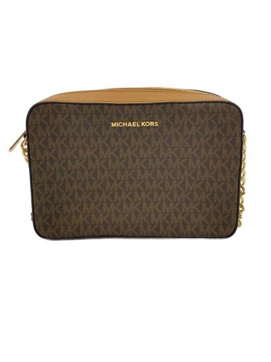 商品画像：ショルダーバッグ/レザー/BRW/総柄 1