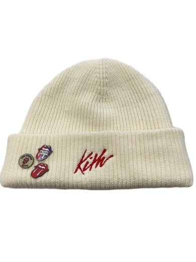 商品画像：ROLLING STONES/ニットキャップ/FREE/コットン/CRM/メンズ 1