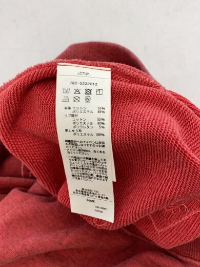 商品画像：ピグメント クルースウェット/XXL/コットン/RED/782-5232012 4