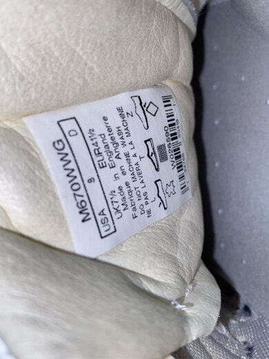 商品画像：M670/ホワイト/US8/WHT/レザー 5