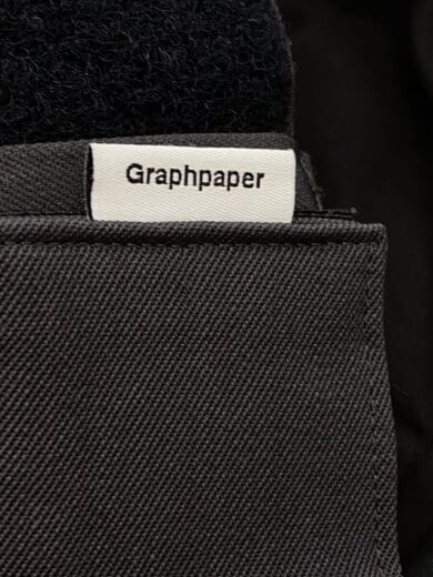 商品画像：Scale Off Wool Wide Tapered Slacks/1/ウール/GRY/GM261-40176AB// 3