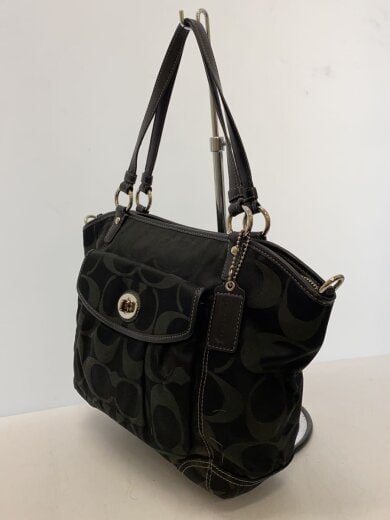 商品画像：ハンドバッグ/レザー/BLK/総柄/J0869-13139// 2